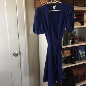 & Other Stories Puff Sleeve Wrap Dress